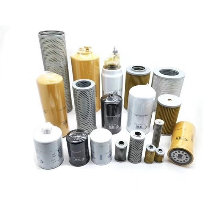 Elemen filter diesel mesin berat Elemen filter bahan bakar Spin pada elemen filter