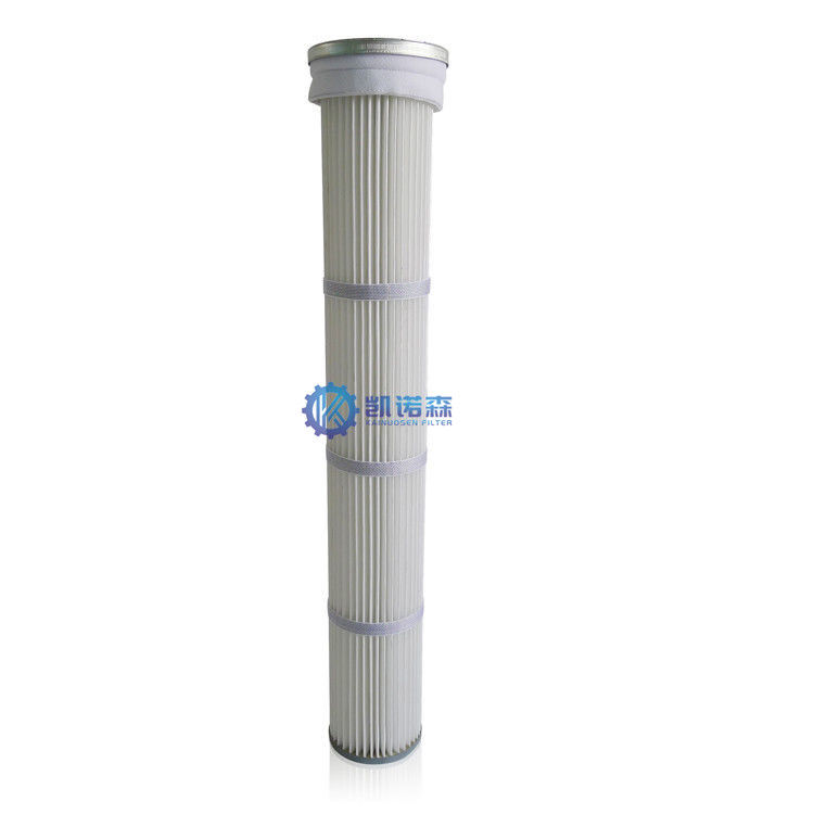 Round Id 140mm Industrial Air Filter Untuk Elemen Filter Kolektor Debu